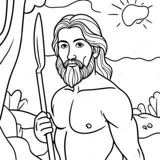 John The Baptist Coloring Pages