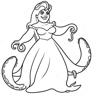 Ursula Coloring Pages