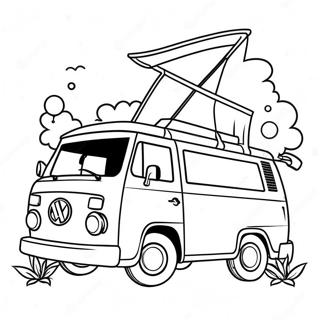 Mystery Machine Coloring Pages