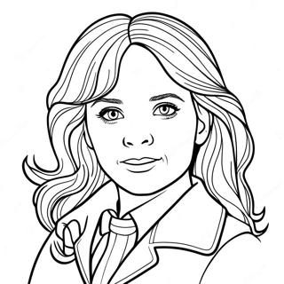 Hermione Granger Realistic Coloring Page 31823-25481