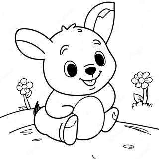 Winnie The Pooh Rabbit Coloring Pages