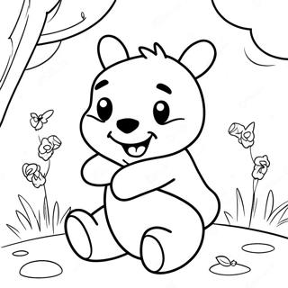 Winnie The Pooh Rabbit Coloring Page 31833-25490