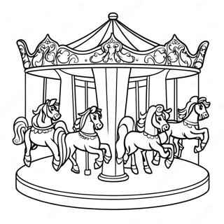 Carousel Coloring Page 31853-25505