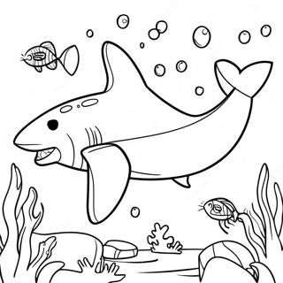 Shark Adventures Coloring Page 31863-25514