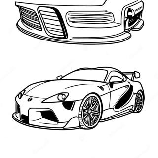 Supra Car Coloring Page 3186-2582