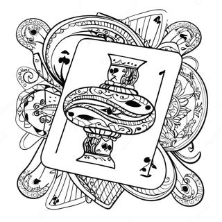 Playing Cards Coloring Page 31883-25527