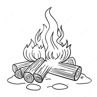 Lag Baomer Bonfire Coloring Page 31893-25536