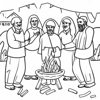 Lag Baomer Celebration Coloring Page 31894-25538