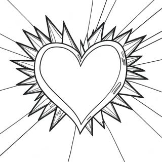 Shattered Heart Coloring Page 31903-25542