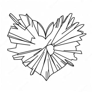 Shattered Heart Coloring Page 31903-25544