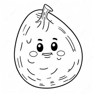 Cute Potato With A Smile Coloring Page 31913-25554