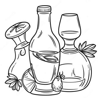 Alcohol Markers Coloring Pages