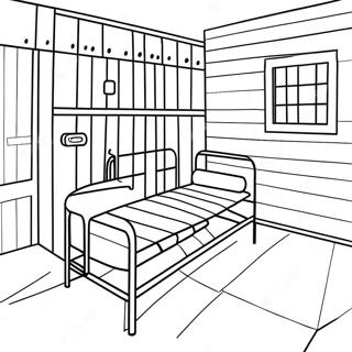 Prison Cell Coloring Page 31963-25598