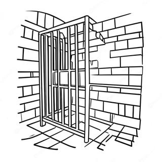 Prison Cell Coloring Page 31963-25599