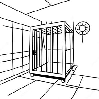 Prison Cell Coloring Page 31963-25600