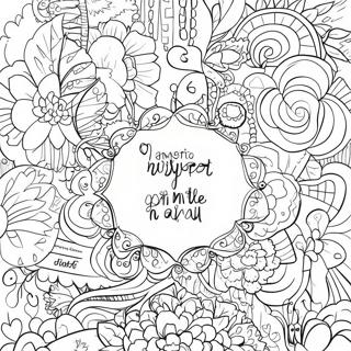 Growth Mindset Inspirational Quote Coloring Page 3196-2600