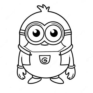 Kevin Minion Coloring Pages