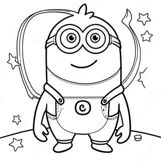 Kevin Minion Coloring Page 31993-25618