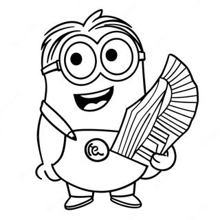 Kevin Minion Coloring Page 31993-25619