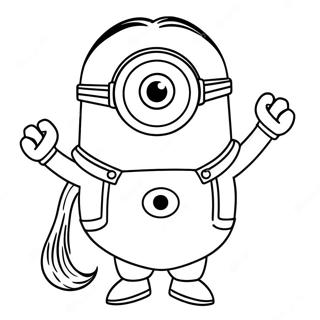 Kevin Minion Coloring Page 31993-25620