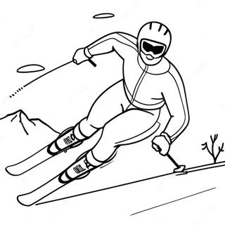 Winter Sports Coloring Pages