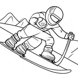 Winter Sports Coloring Page 32003-25626