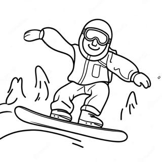 Winter Sports Coloring Pages