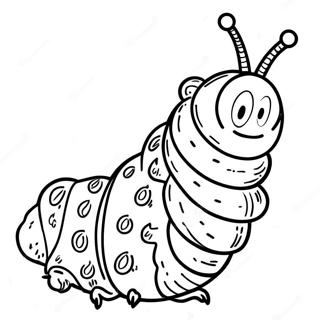 Larva Coloring Pages