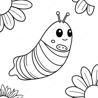 Larva Coloring Page 32053-25670