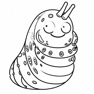 Larva Coloring Page 32053-25671