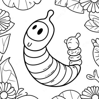 Larva Coloring Page 32053-25672