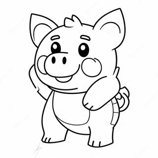 Roblox Piggy Coloring Page 32063-25676