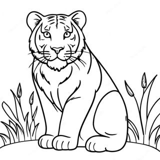 Big Cat Coloring Page 32193-25779