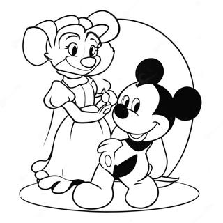 Disney 100 Coloring Page 32213-25793