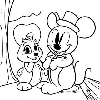 Disney 100 Coloring Page 32213-25795