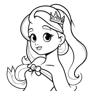 Charming Disney Princess Coloring Page 32214-25799