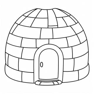 Igloo Coloring Page 32223-25803