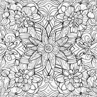 Intricate Tessellation Design Coloring Page 32264-25858