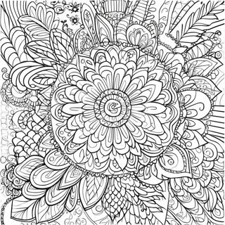 Intricate Mandala Online Coloring Page 3227-2629