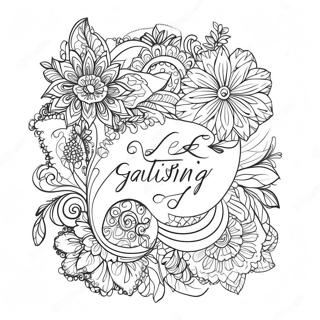 Beautiful Calligraphy Quotes Coloring Page 32334-25894