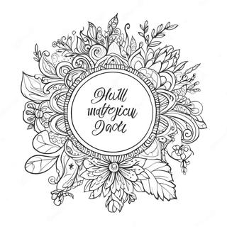 Beautiful Calligraphy Quotes Coloring Page 32334-25896