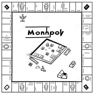 Monopoly Game Board Coloring Page 32343-25898