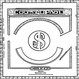 Monopoly Money Coloring Page 32344-25903