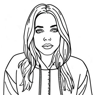 Billie Eilish Coloring Pages