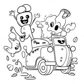 Fun Squad Coloring Page 32393-25938