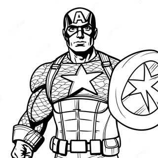 Captain America Civil War Coloring Page 32433-25969