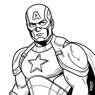 Captain America Civil War Coloring Page 32433-25970