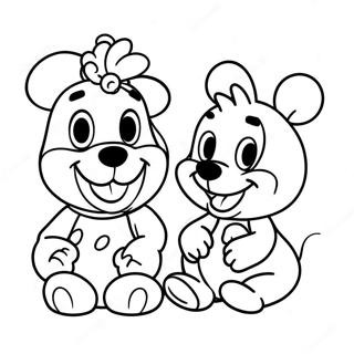 Baby Disney Characters Coloring Page 32453-25988