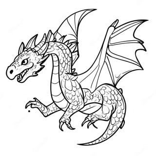 Ender Dragon Coloring Pages