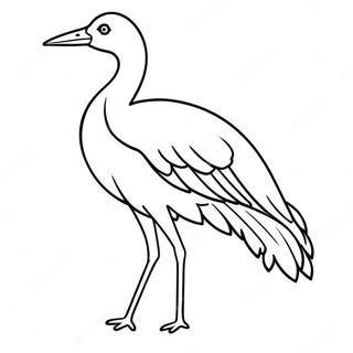 Crane Coloring Page 32483-26010